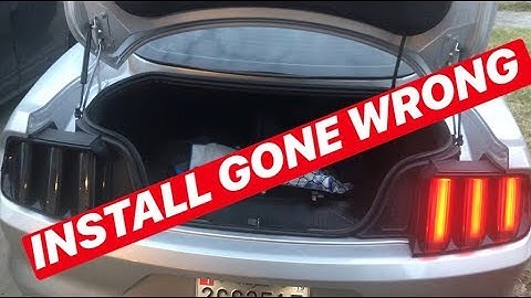 2015-2017 Mustang Diode Dynamics Taillight Sequencer Install