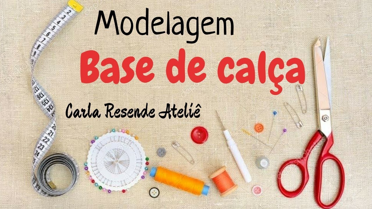 MODELAGEM BASE DE CALÇA/ MÉTODO PRÁTICO/ Carla Resende Ateliê #basecalça #moda #modelagem