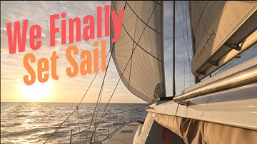 Our First Sail on our NEW Vision 444 Catamaran – Finally!