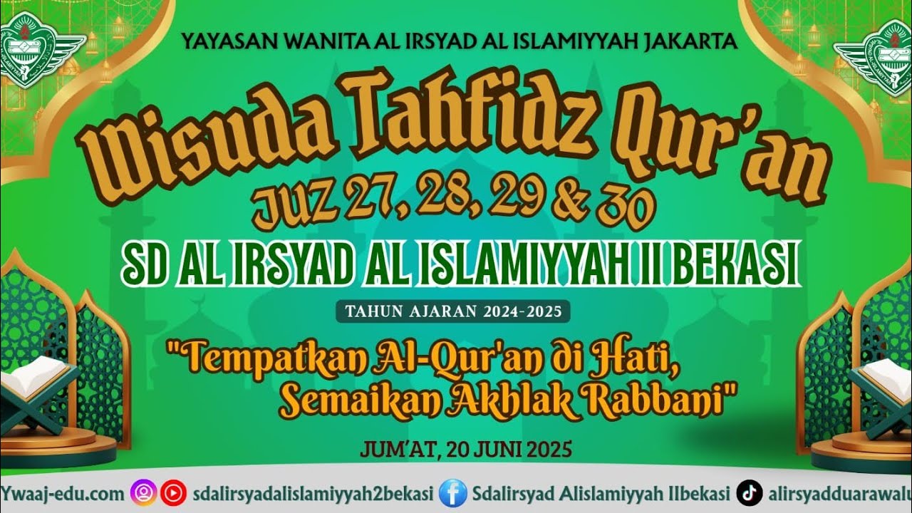 WISUDA TAHFIDZ AL QUR'AN