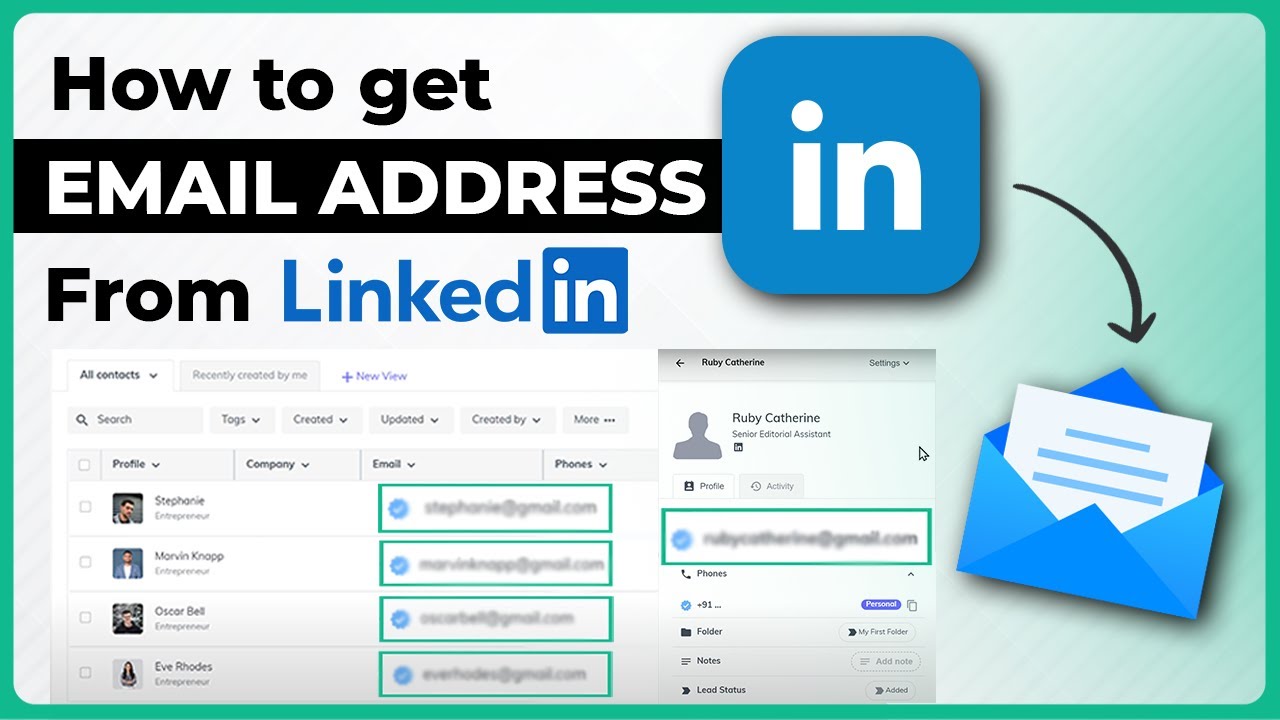 ⁣How to Get Email Address of Anyone from LinkedIn | in Just 5 Easy Steps