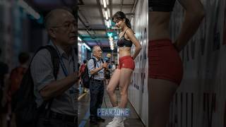 2 3미터 배구 미녀의 압도적 아우라! 😱 리포터가 배꼽에서 멘붕! 🔥#배구 #short #tallwomen #sports #스포츠