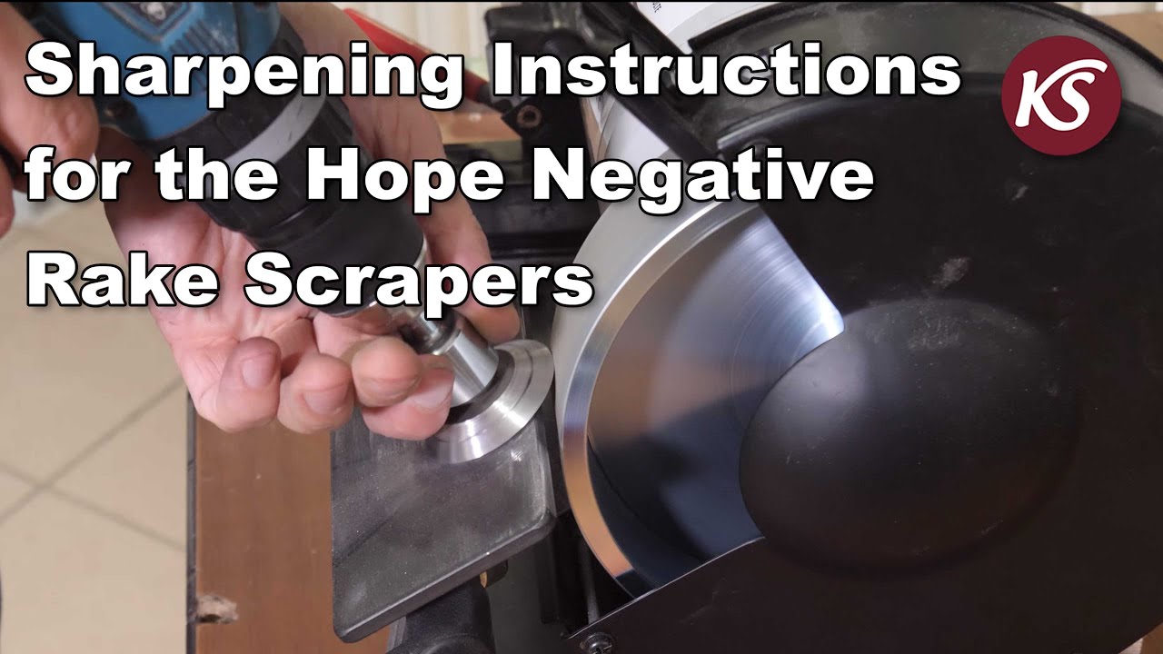 Instruction Video How to get the negative rake scrapers from Simon