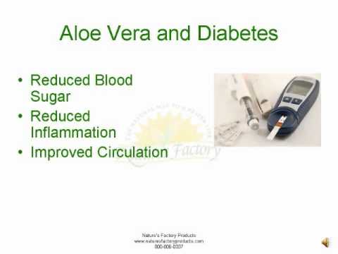 Does aloe vera help with diabetes?