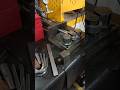 USING HYDRAULIC PRESSER FOR WELD DUCTILITY BEND TEST IN METALLURGICAL TESTING LABORATORY AS PER ASME