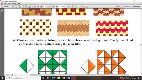 Patterns # std. 3 # page 45, 46 # lecture video