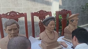 Quy trình đúc tượng chân dung bằng đồng. 0918545238
