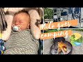 Milos morning while camping in an rv  reborn baby roleplay