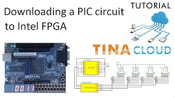 Simulating and downloading PIC circuits to Intel FPGA boards using TINACloud (Andrew)