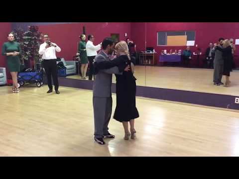 Pablo Nievas assisted by Chantel does a review of a soltada class.