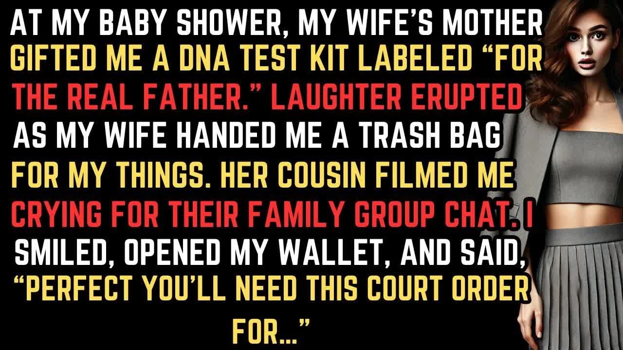 At My Baby Shower, My Wife’s Mother Gifted Me A DNA Test Kit Labeled “For   Reddit Stories  LAW