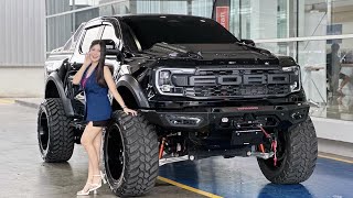 2023 Ford Raptor 2.0 Diesel  7inch lift Complete With Hamer Steel Set OffRoad Thailand Review