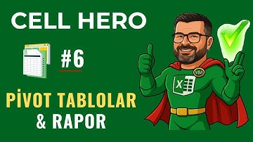Excel Pivot Tablolar-Grafikler ve Raporlama | Temel Excel Eğitimi — CELL HERO #1