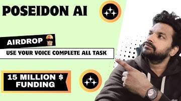 Poseidon Ai Airdrop | Join Now & Complete All Task Step By Step | Crypto 2025