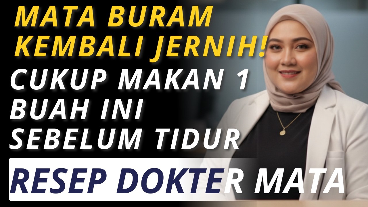 Mata Buram Kembali Jernih! Cukup Makan 1 Buah Ini Sebelum Tidur - Resep Dokter Mata
