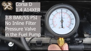 Fuel Rail Pressure Testing Fuel Pressure Test