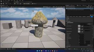 Rock Generator  with Unreal Engine Geometry Script Showcase