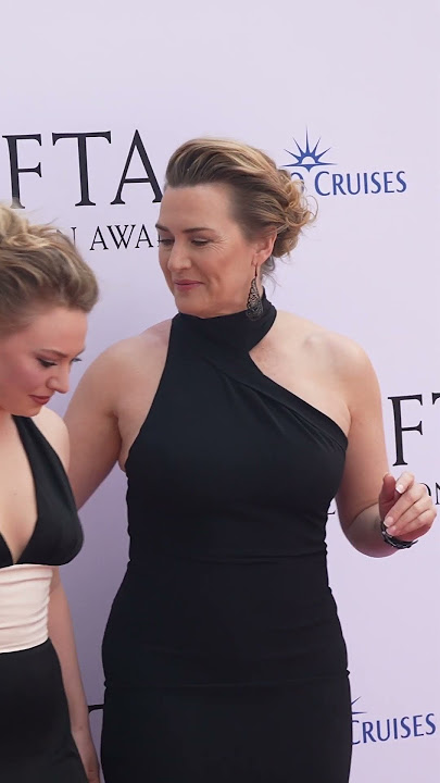 Kate Winslet and daughter Mia Threapleton walk the BAFTA red carpet