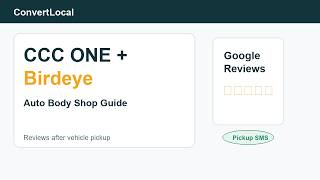CCC ONE + Birdeye Integration for Auto Body Shops | Automate Reviews After Vehicle Pickup