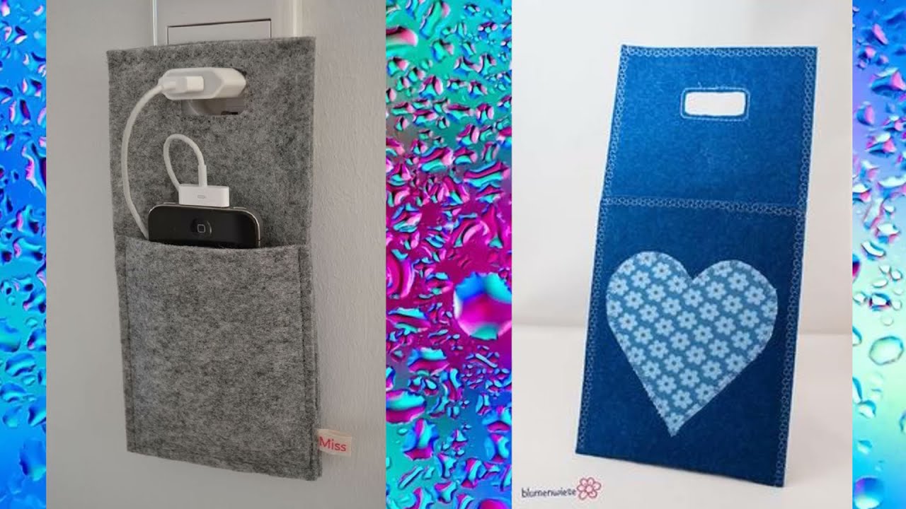 Haz tu propio PORTA CARGADOR de CELULAR (FÁCIL)💕