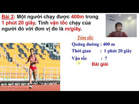 Lớp 5-N24T4- Toán Vận tốc