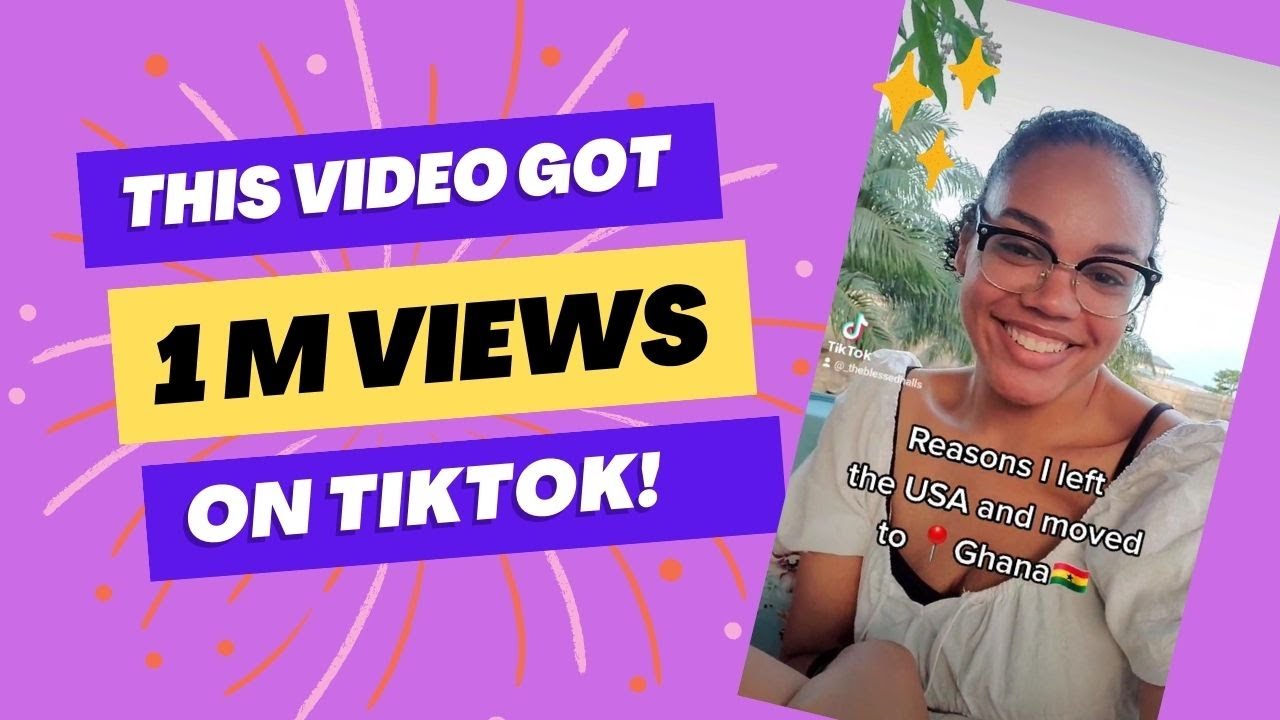 I REACHED 1 MILLION VIEWS ON TIKTOK WHILE IN GHANA YouTube