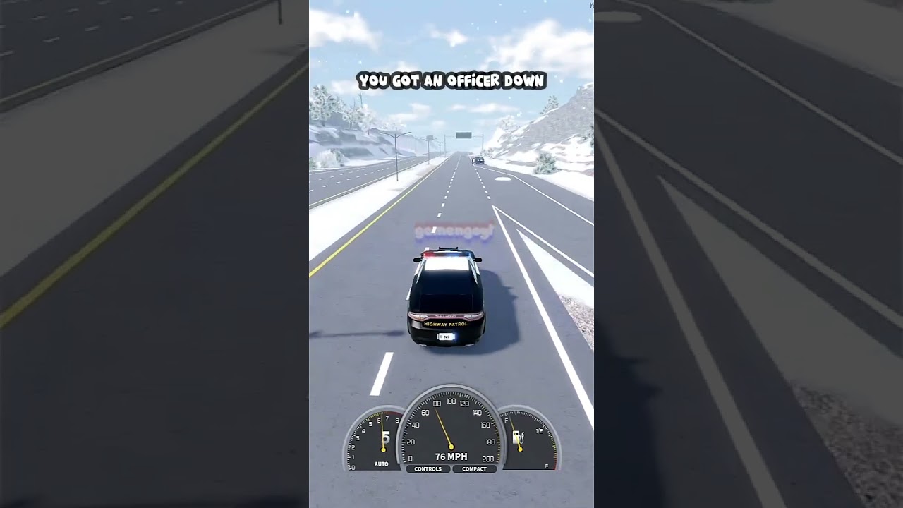 Гражданин спасает полицейского с помощью радиосвязи.