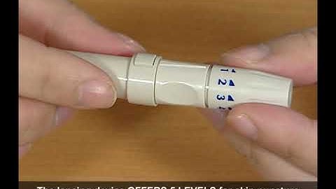 EP3｜OKmeter Match Blood Glucose Monitoring System－Set the lancing device