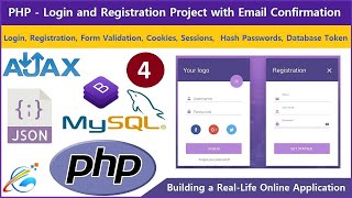 User Registration and Password Encryption | PHP - Login & Registration With Email Project | Part 4