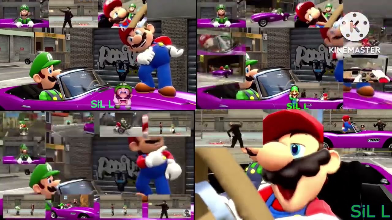 Mario And Luigi Sparta Remix Quadparison