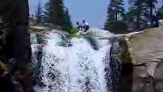 Ally Gator over the falls
