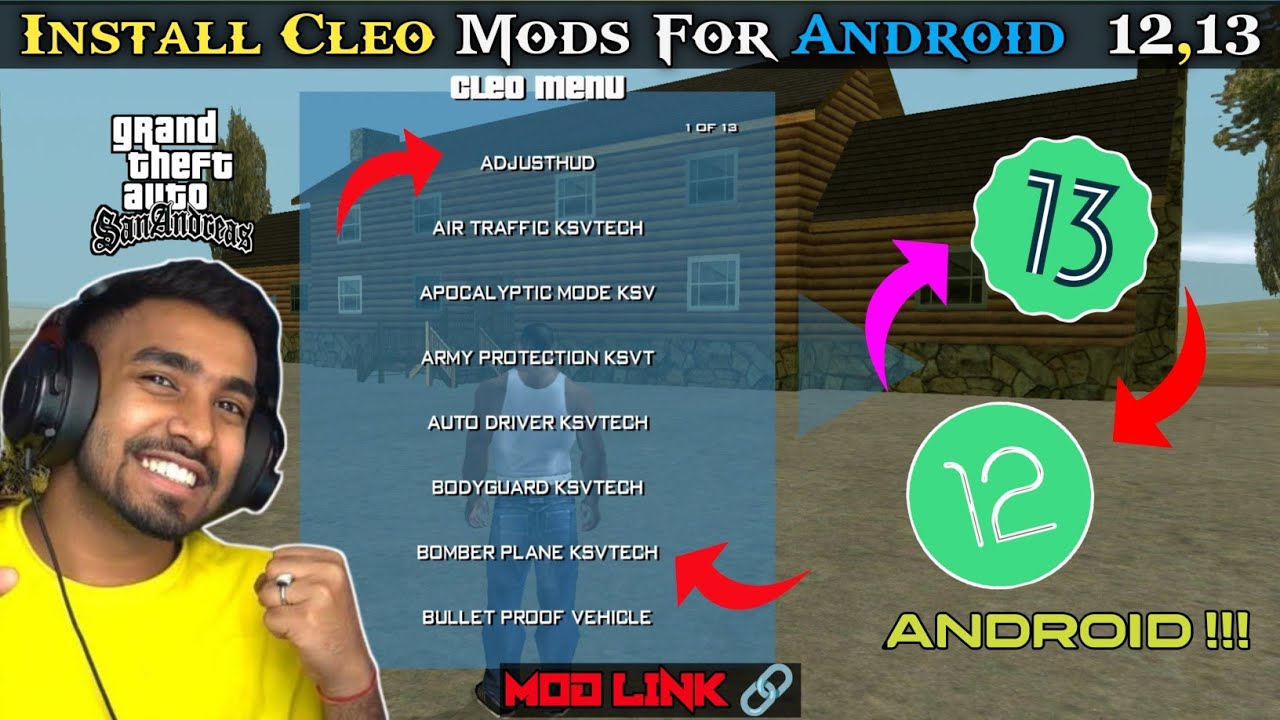 Install Cleo Gta San Andreas Version 2.00 For Android 12 or 11