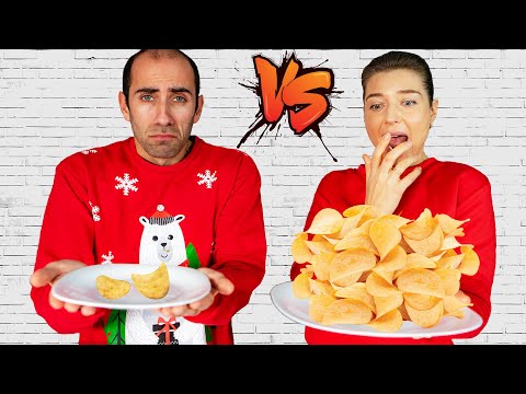 დიდი თუ პატარა თეფშის ჩელენჯი! ლევანი VS ტანია