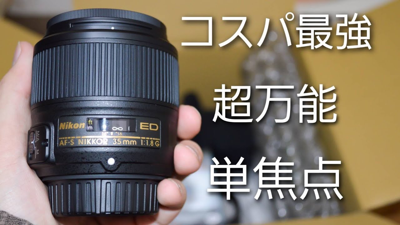 【カメラ初心者におすすめ】AF-S NIKKOR 35mm f1.8G ED単焦点レンズで撮影した写真を紹介！