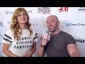 Connie Britton backstage with Matt Santoro at Global Citizen Festival 2015