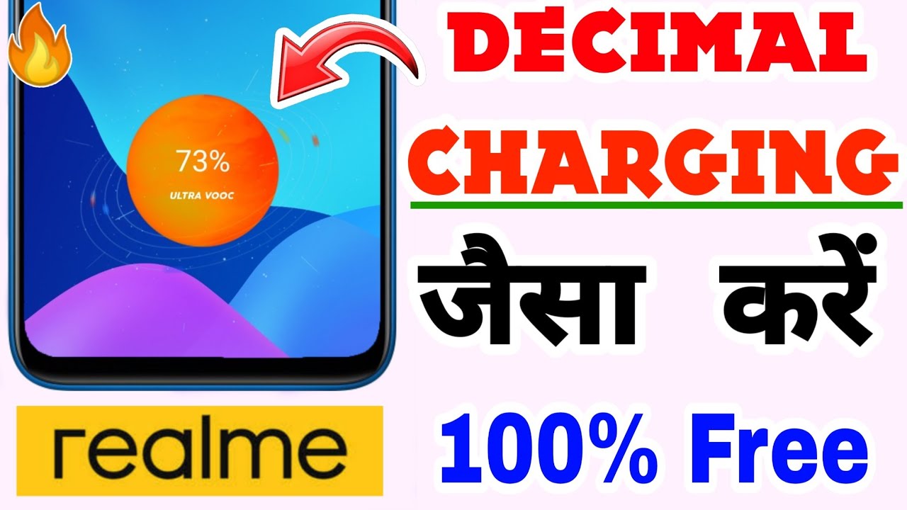 Realme decimal charging - How to enable decimal charging in realme 🔥🔥