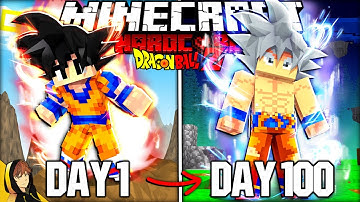 I Survived 100 Days in Dragon Ball Z within Minecraft... Here