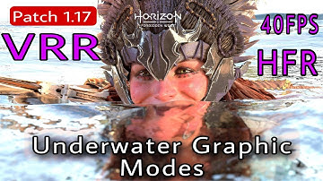 This is What Happened When You Change Graphic Modes Underwater |VRR, HFR & 40fps|