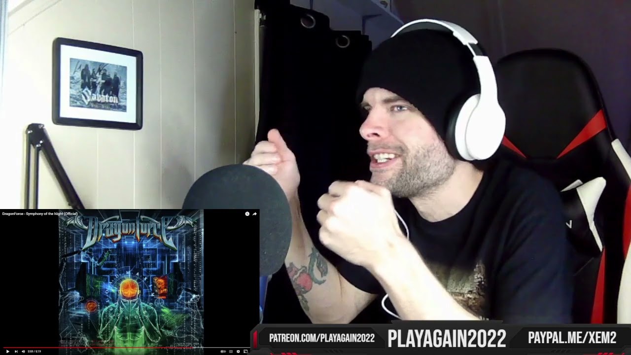 DragonForce - Symphony of the Night (First Time Reaction)