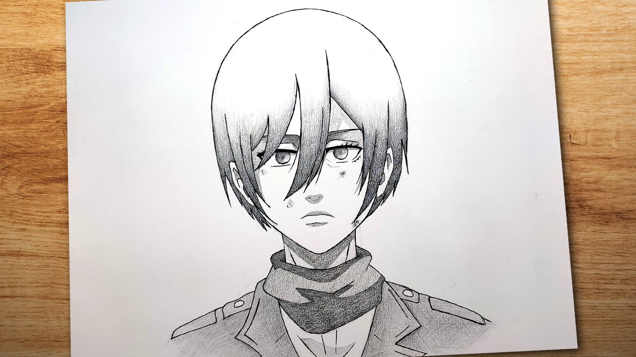 How to draw Mikasa Ackerman Season 4 | Attack on Titan