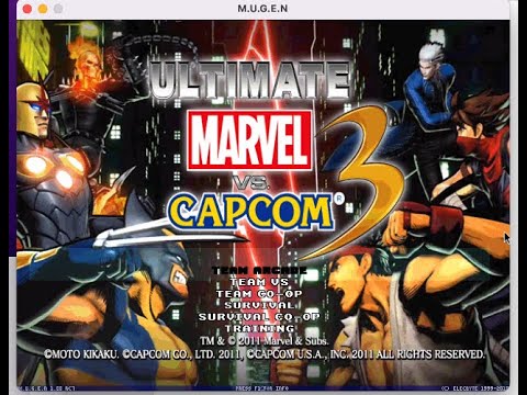 How to get ULTIMATE Marvel vs Capcom 3 Mugen +40 slot HD screenpack ...