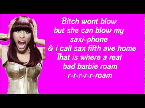 Nicki Minaj - Bought the bar LYRICS