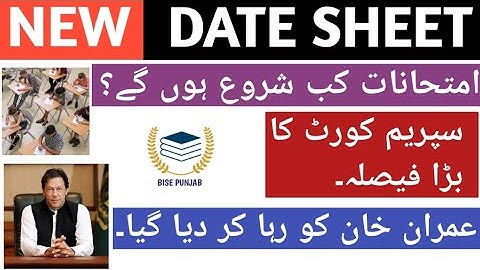 9th Class Postponed Papers New Date Sheet 2023 | 11th,12th Class Exams Date 2023 | Latest Exams News
