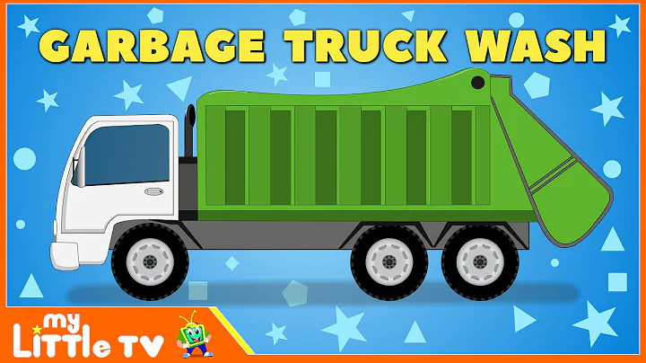 Garbage Truck Formation | Car Wash Videos for Children | My lIttle TV