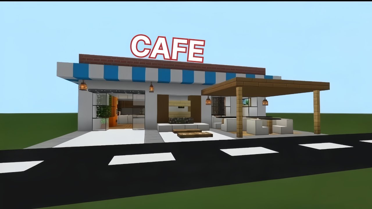 MINECRAFT CAFE TUTORIAL 🔥
