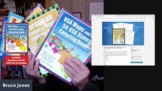 Color the World with Maps, Featuring the USA 50 States Coloring Book