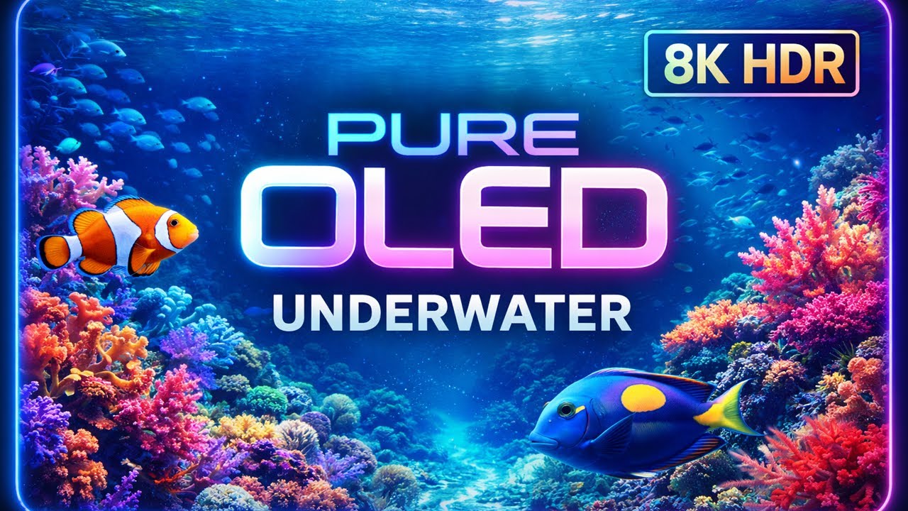 PURE OCEAN 8K OLED – Breathtaking Underwater World in Ultra HD