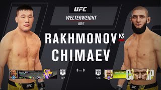 Shavkat Rakhmonov vs Khamzat Chimaev UFC 4