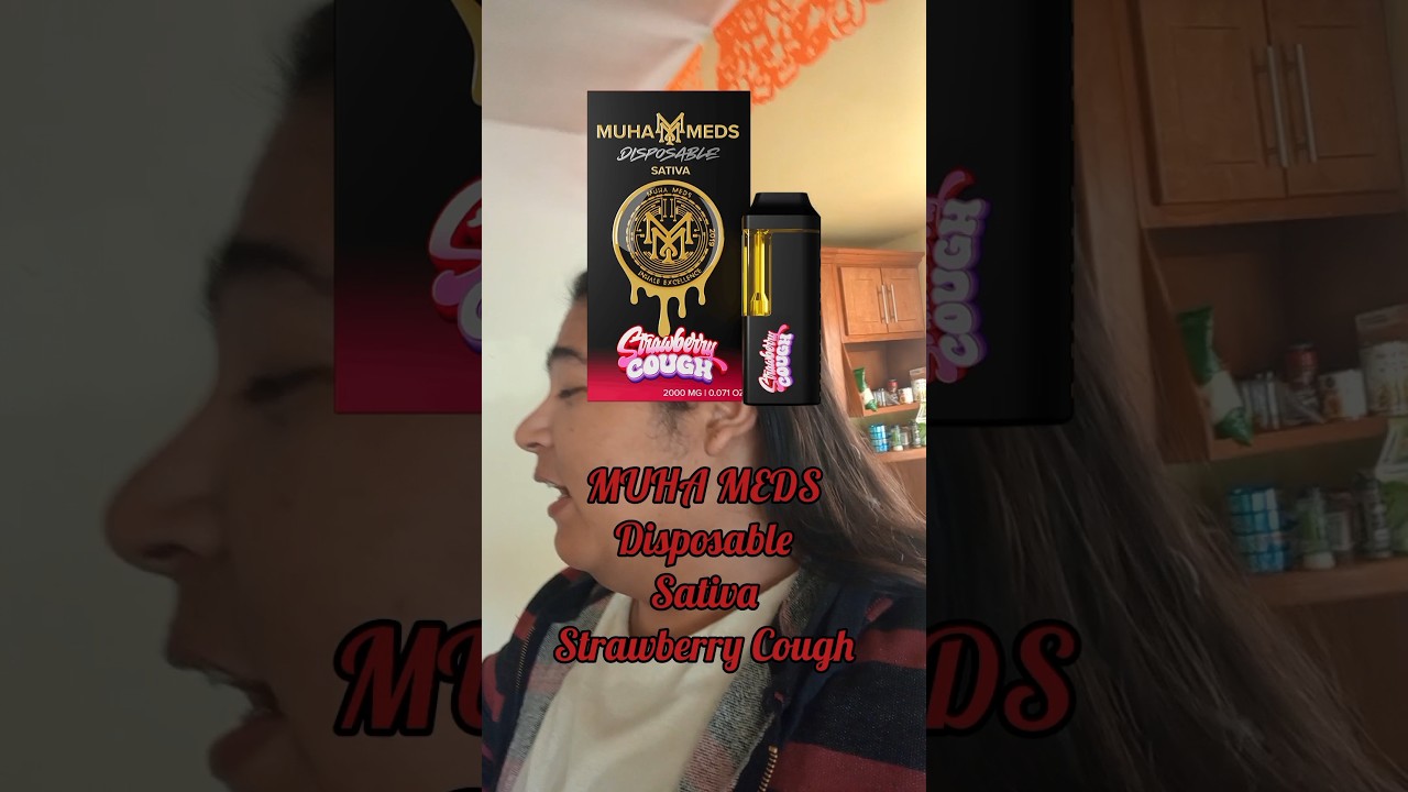MUHA MEDS Disposable Sativa Strawberry Caugh 2G 