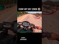 Cow hit my bike new vlog || vlog 13 / 100.  #crash #kawasaki10r #motovlog #viral #crashdrive